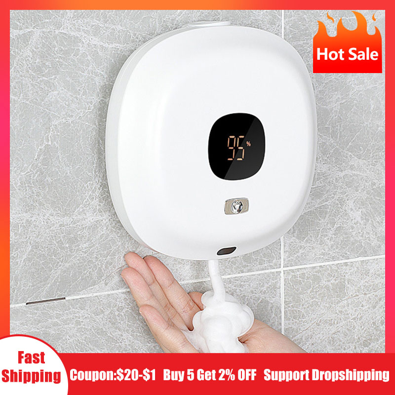 Soap Making Machine - ใหม่เครื่องจ่ายสบู่เหลวติดผนัง Touchless โฟมเครื่องจ่ายสบู่เหลวอัตโนมัติ Hand Sanitizer เครื่องในครัวเรือนโรงแรม