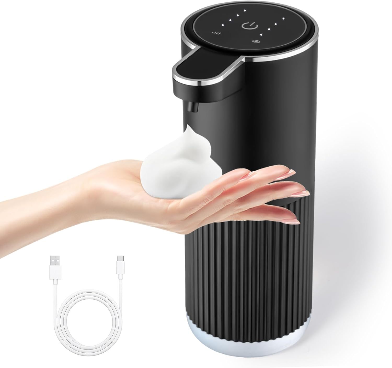 Soap Making Machine - เครื่องจ่ายสบู่อัตโนมัติแบบไร้สัมผัส ปรับได้ 4 ระดับ ความจุ 360