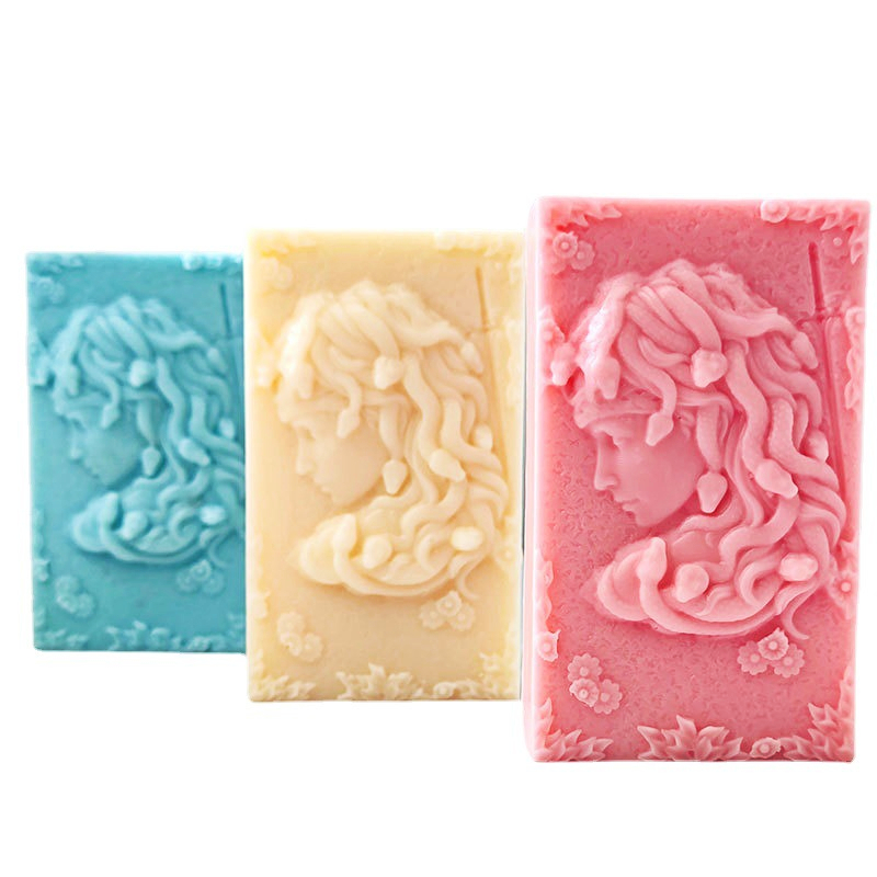 Soap Making Queen - แม่พิมพ์สบู่ซิลิโคนลายเทพธิดาดอกไม้สำหรับทำสบู่รูปบุคคลเพื่อความงามแบบทำมือแม่พิมพ์เค้กเทียนการตกแต่งบ้านของขวัญหัตถกรรม