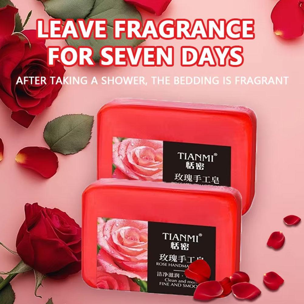 Soap Making Fragrance Oil - สบู่น้ำมันหอมระเหยกุหลาบ ทำความสะอาดผิว ให้ความชุ่มชื้น สำหรับทุกสภาพผิว กลิ่นหอมติดทนนาน สบู่หอมให้ความชุ่มชื้น
