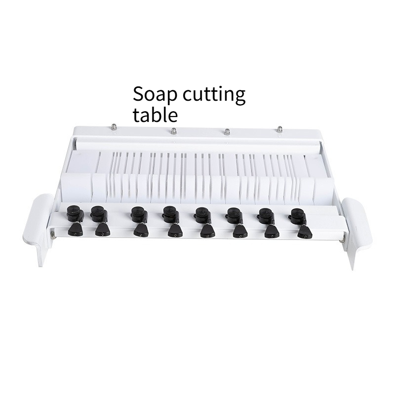 Soap Making Process - เครื่องตัดสบู่แบบลวดหลายเส้น ปรับระดับได้ สำหรับตัดก้อนสบู่แบบโคลด์โพรเซส พร้อมฐานไม้ สำหรับทำสบู่เองที่บ้าน