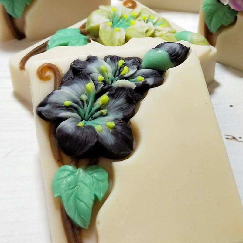 สวยดอกไม้สบู่แม่พิมพ์สี่เหลี่ย - Soap Making Process บทวิจารณ์และราคา