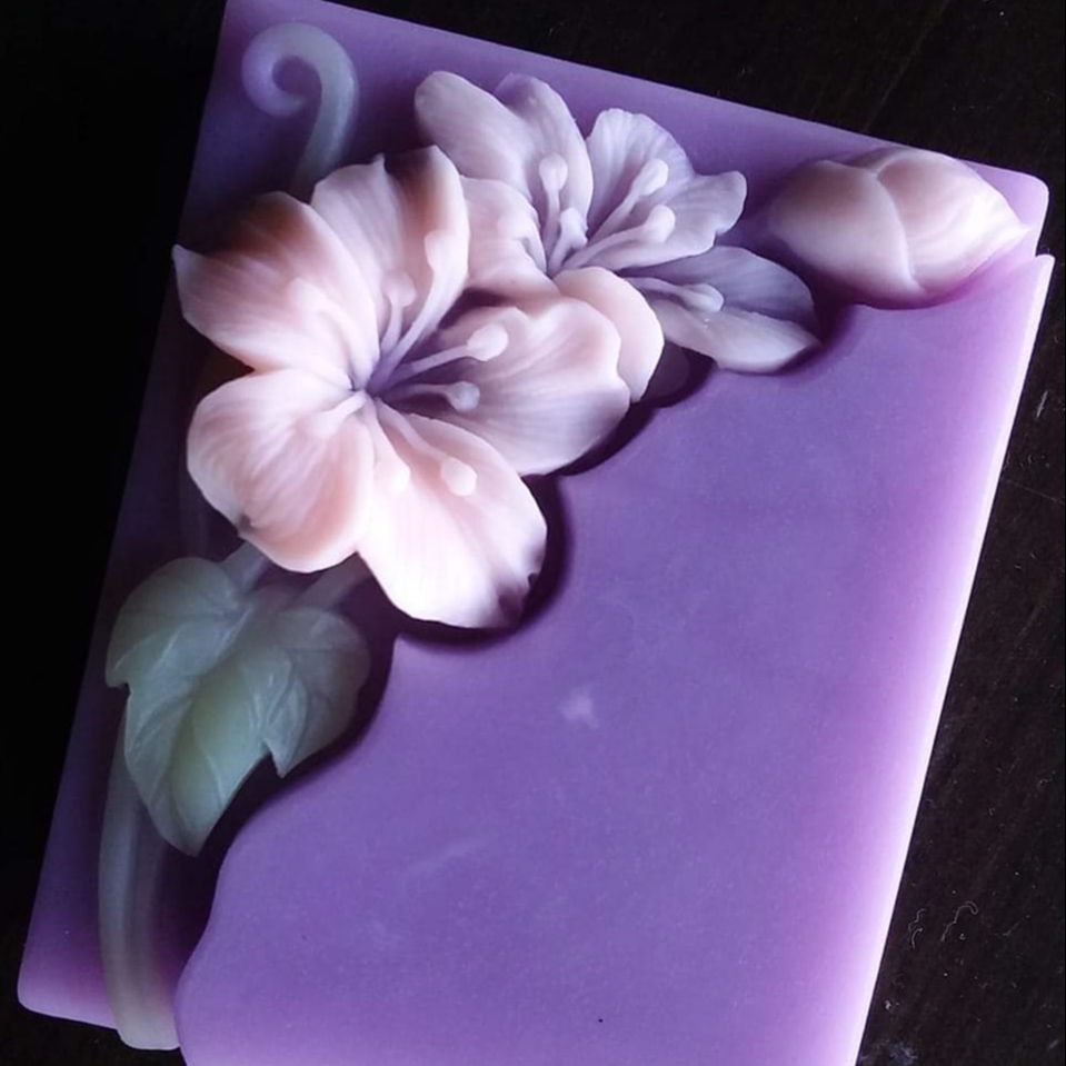 สวยดอกไม้สบู่แม่พิมพ์สี่เหลี่ย - Soap Making Process บทวิจารณ์และราคา