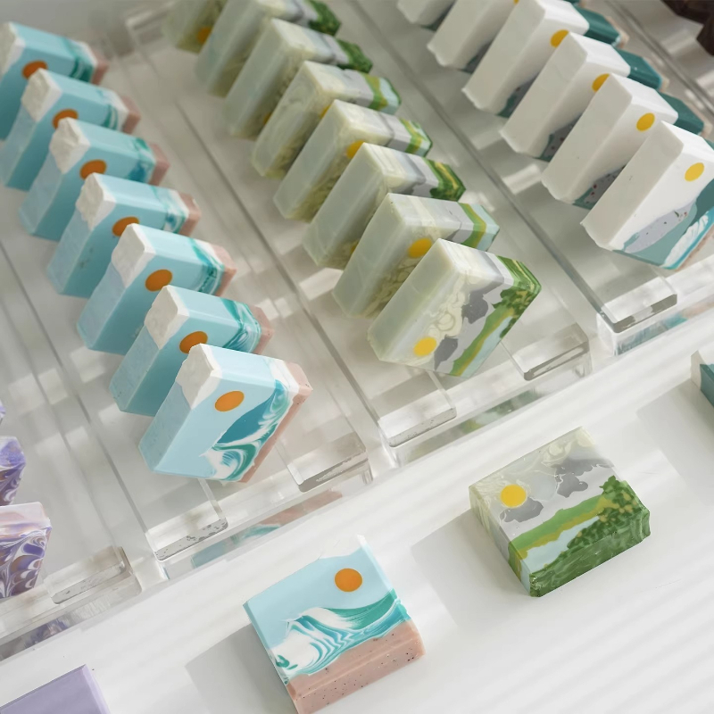 ชั้นวางสบู่อะคริลิคทำมือขนาด 1 - Soap Making Process บทวิจารณ์และราคา