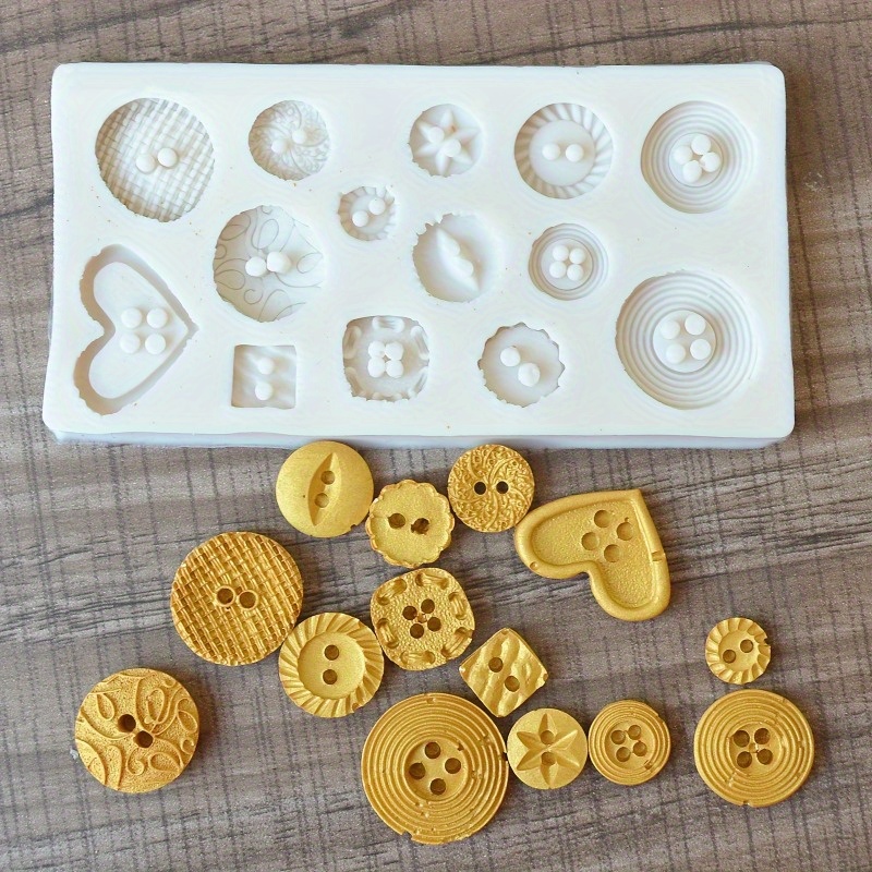 แม่พิมพ์ซิลิโคนรูปทรงกระดุม แม - Soap Making Workshop บทวิจารณ์และราคา