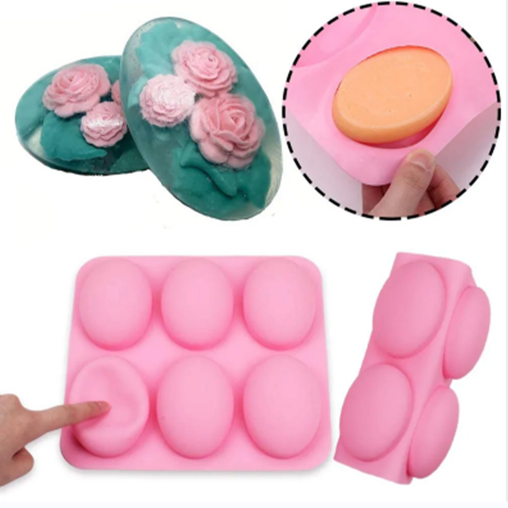 6 ฟันผุมัลติฟังก์ชั่นรูปไข่ซิล - Soap Making Easy บทวิจารณ์และราคา