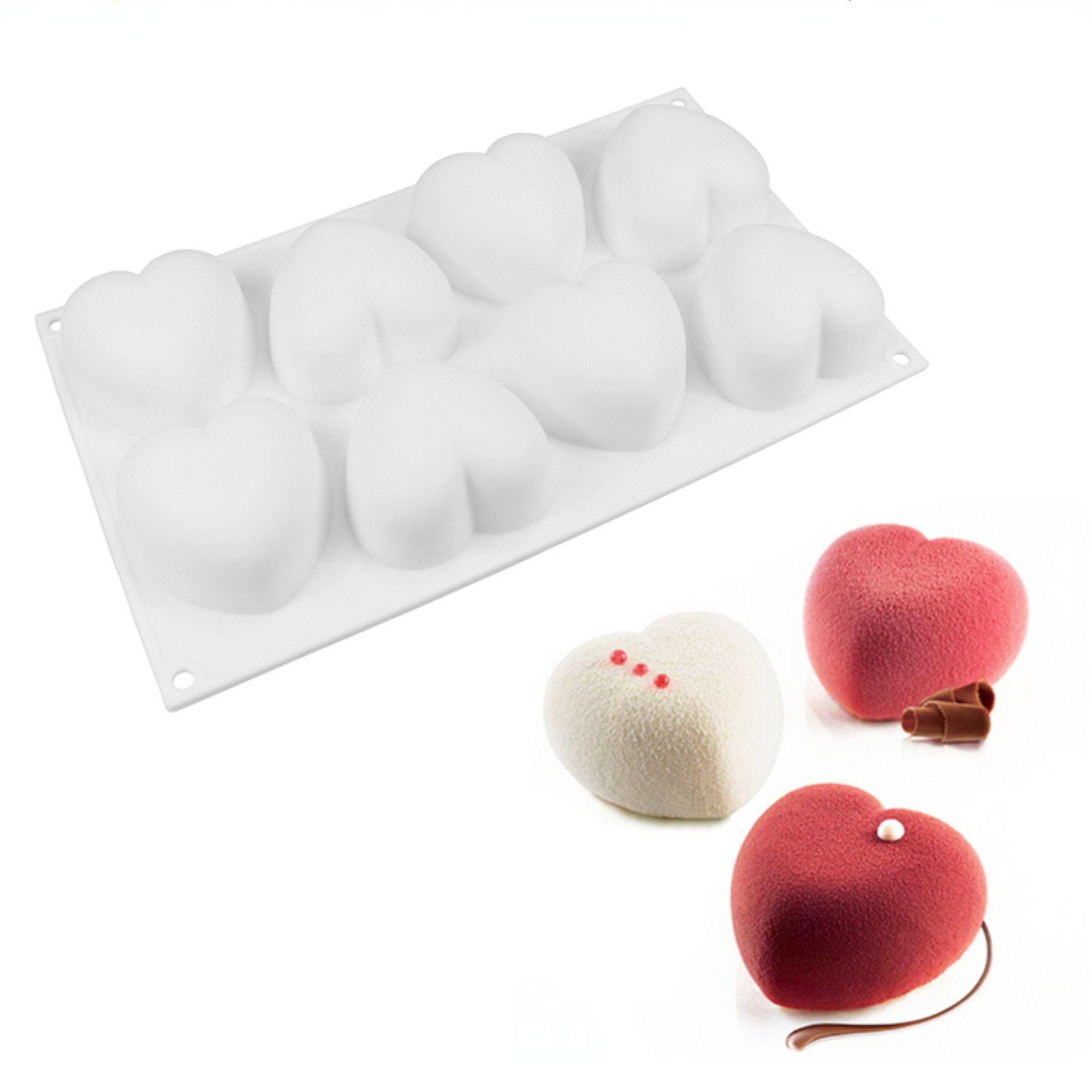 Love Heart ซิลิโคนสบู่แม่พิมพ์ - Soap Making Workshop บทวิจารณ์และราคา