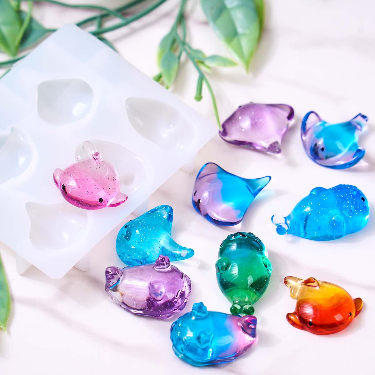 แม่พิมพ์ซิลิโคนรูปปลากระเบน 3  - Soap Making Workshop บทวิจารณ์และราคา