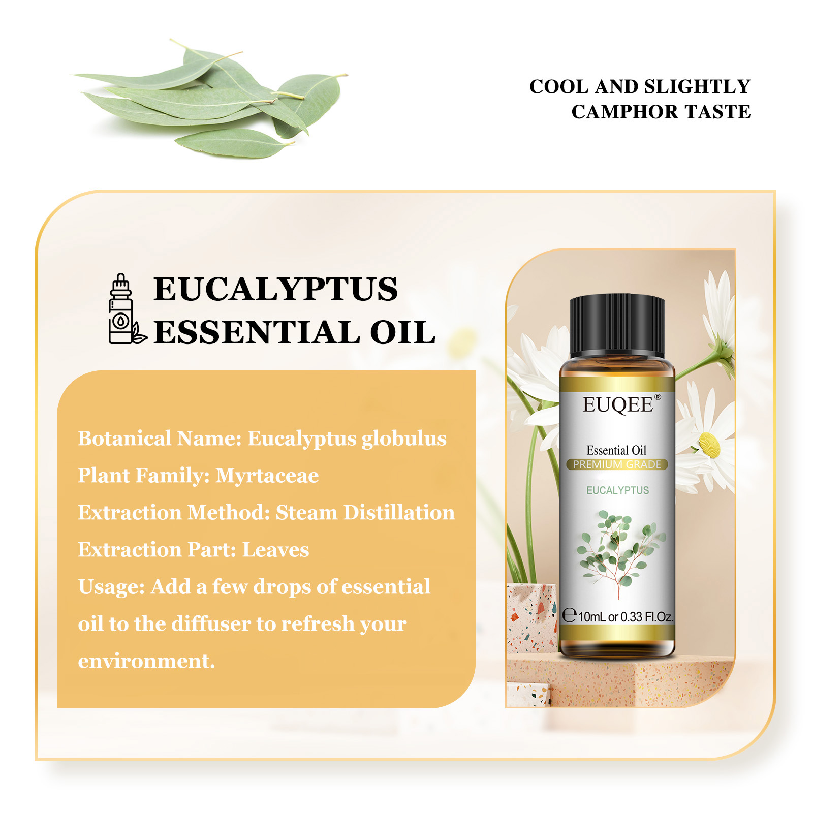 EUQEE 10ML น้ํามันหอมระเหยธรรม - Soap Making Ingredients บทวิจารณ์และราคา
