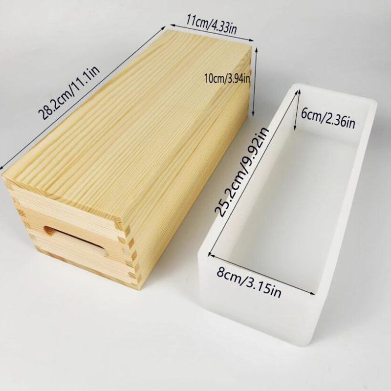 แม่พิมพ์สบู่ทรงสี่เหลี่ยมผืนผ้ - Soap Making Process บทวิจารณ์และราคา