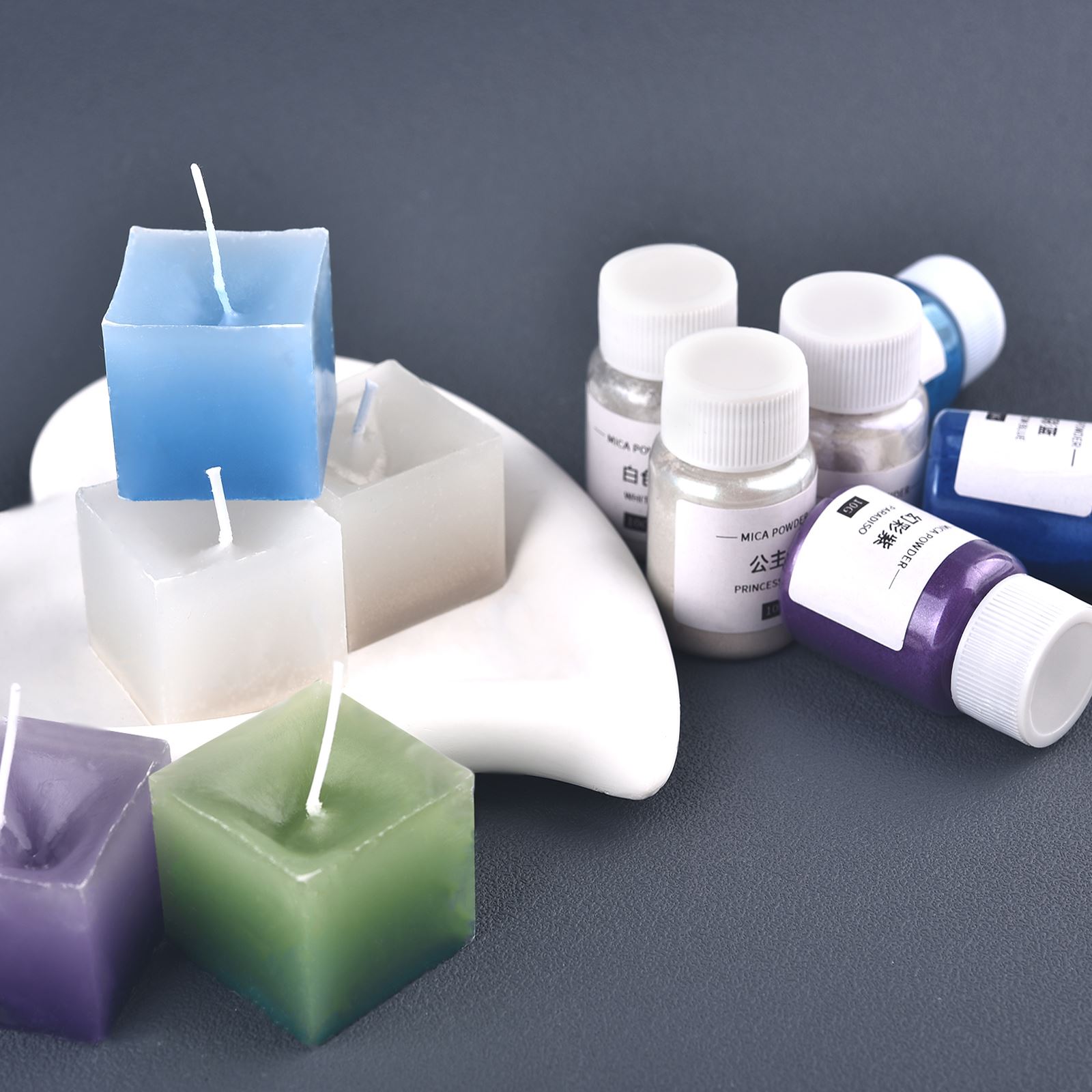 10กรัมผงสีประกายมุกผงเรซินสีย้ - Soap Making Workshop บทวิจารณ์และราคา