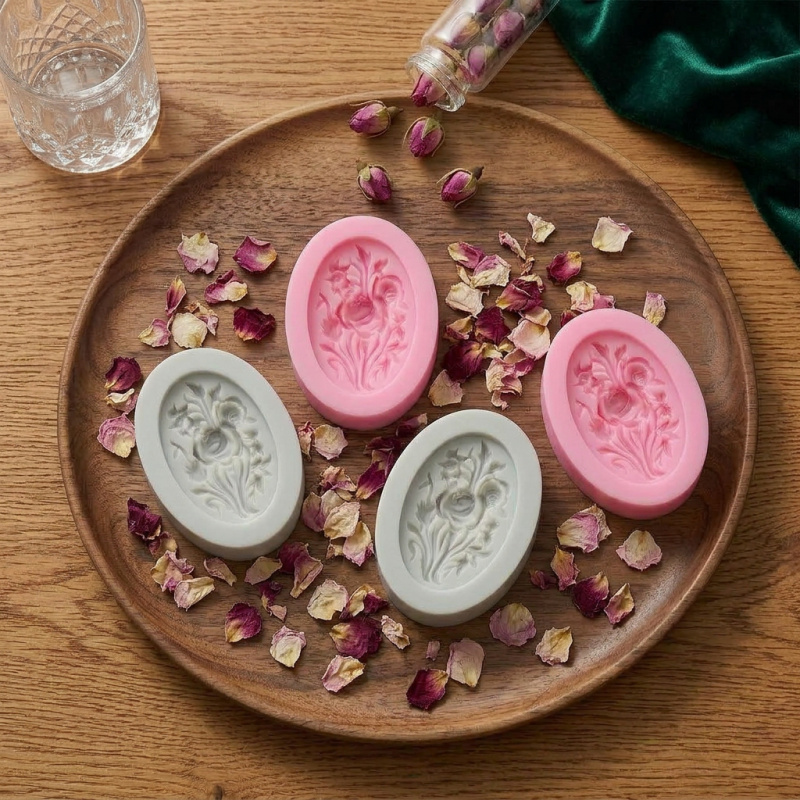แม่พิมพ์ซิลิโคน 4 ชิ้นรูปทรงดอ - Soap Making Easy บทวิจารณ์และราคา