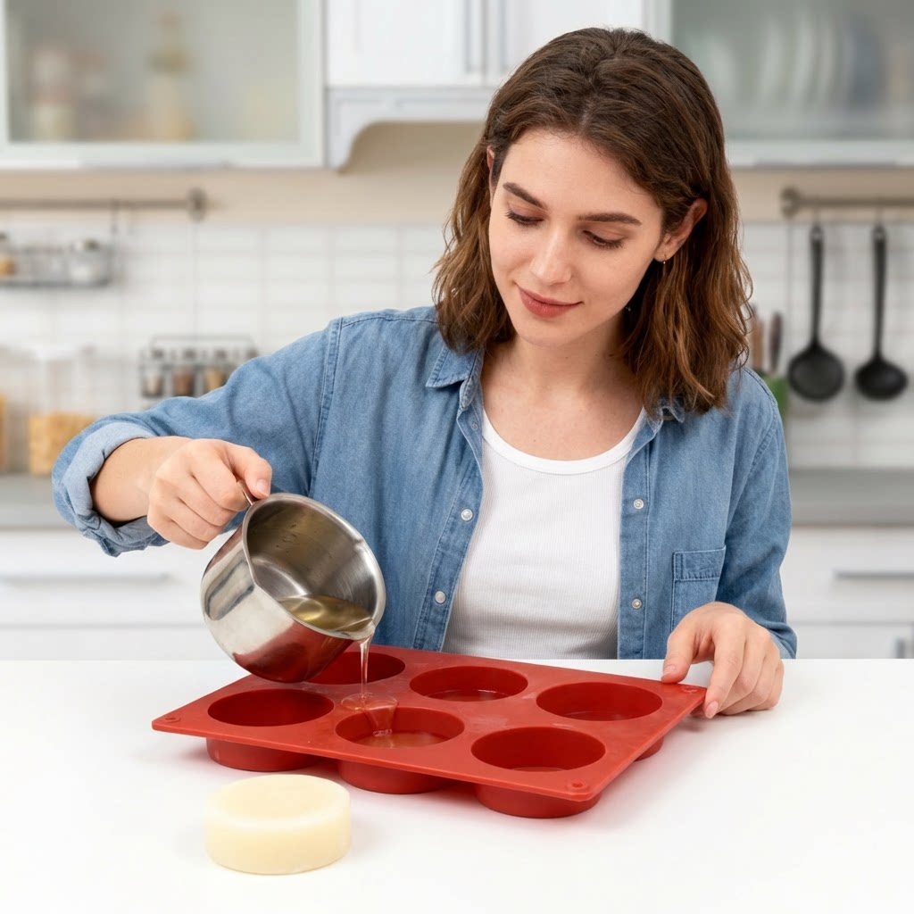 แม่พิมพ์สบู่ซิลิโคนทรงกลม DIY  - Soap Making Easy บทวิจารณ์และราคา